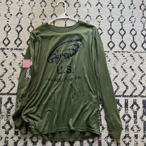 Nike salute to service eagles long sleeve shirt